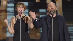 Paola Cortellesi e Antonio Albanese - Sanremo 2017