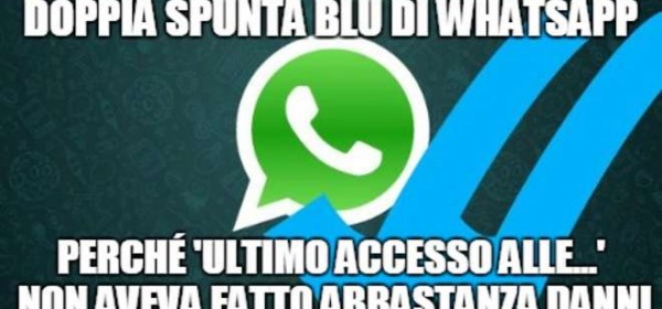 WhatsApp doppia spunta blu