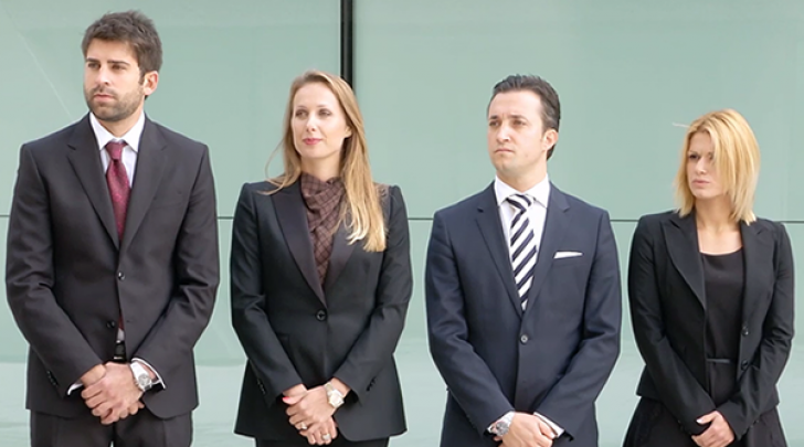 Serena, Fabio, Alice e Muhannad