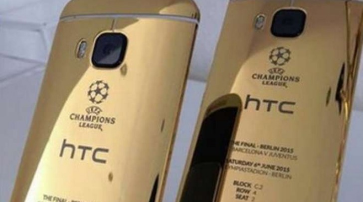 Il nuovo HTC One M9 in oro 24 carati