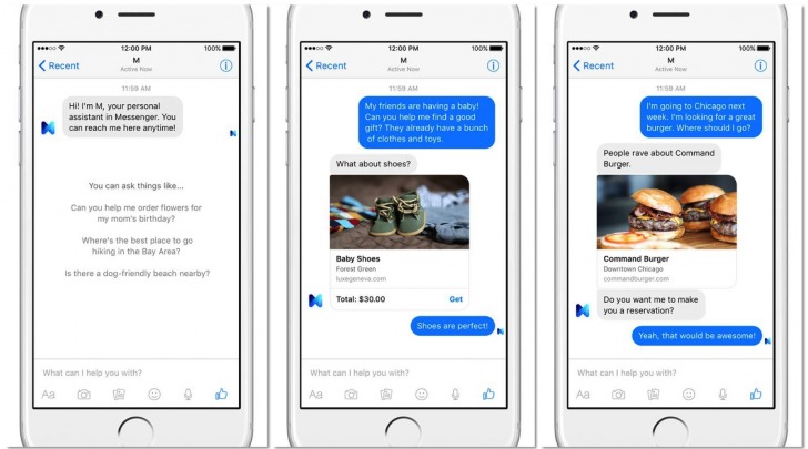 'M', il segretario personale nell'app Messenger