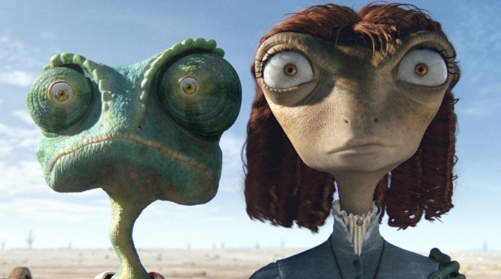 Una scena di "Rango"